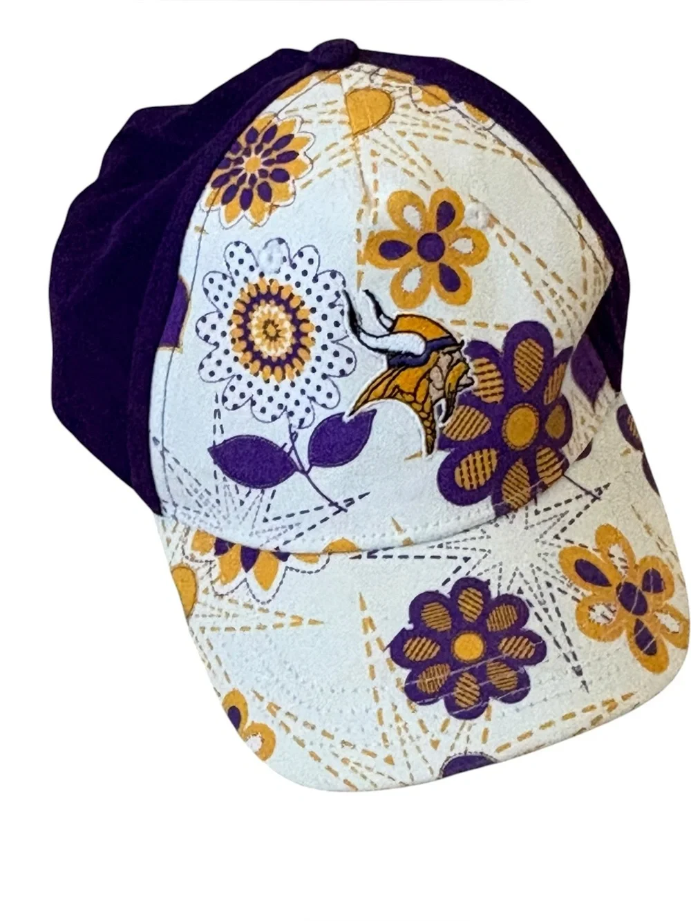 NFL Team Apparel Toddler Girl MN Minnesota Vikings Hat Adjustable Football